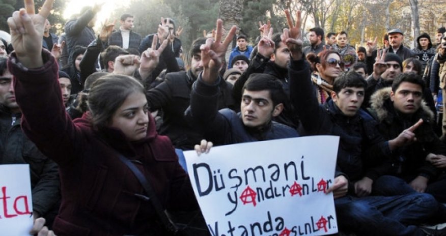 Couple hospitalized after self-immolation outside Aliyev's office