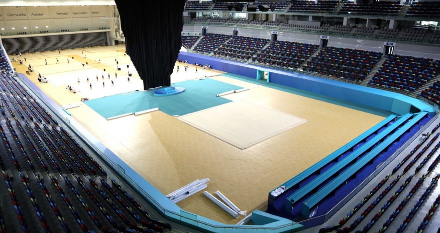 Milli Gimnastika Mərkəzində - FOTOLAR