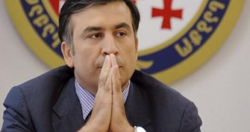 Saakaşvili Kiyevdəki meydana gedir