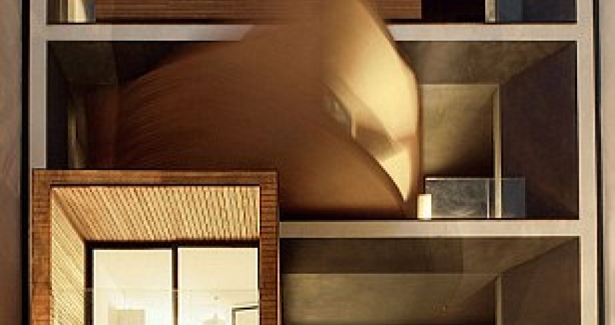 Tehran 7-storey house with the ultimate space-saving feature - MOVEABLE rooms - PHOTO