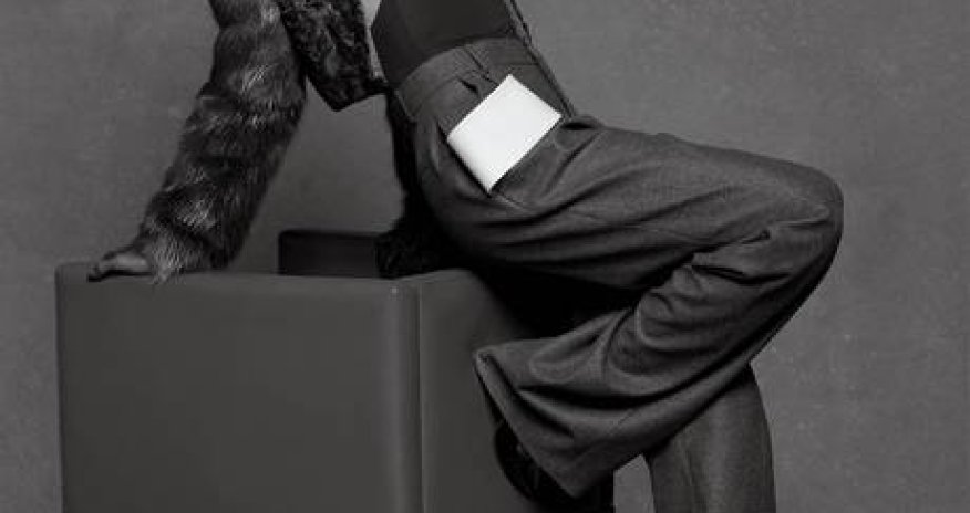 Karl Lagerfeld shoots Eurovision winner Conchita Wurst in suspenders for fashion shoot - PHOTO