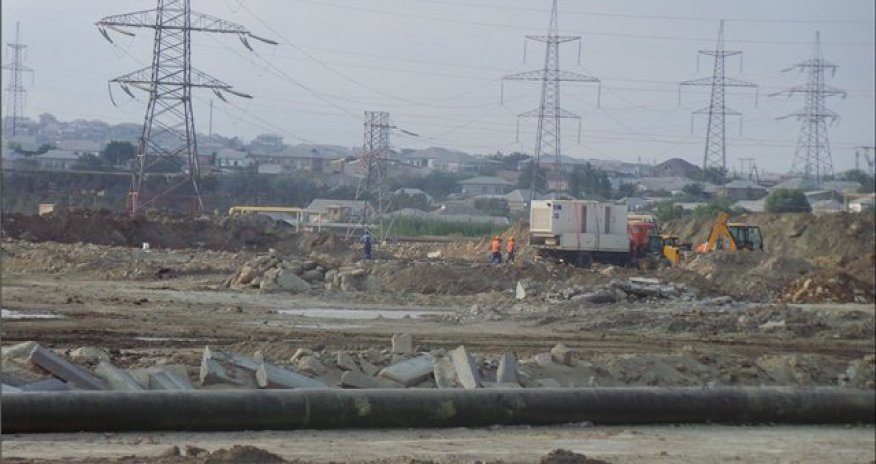 Bakı Olimpiya Stadionunun tikintisi sürətləndirilib - FOTOLAR