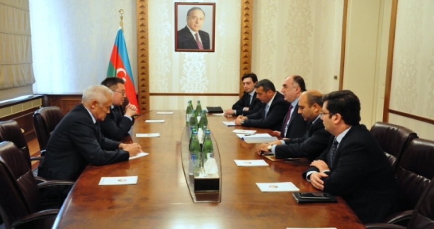 Azeri foreign minister meets Kazakh deputy minister