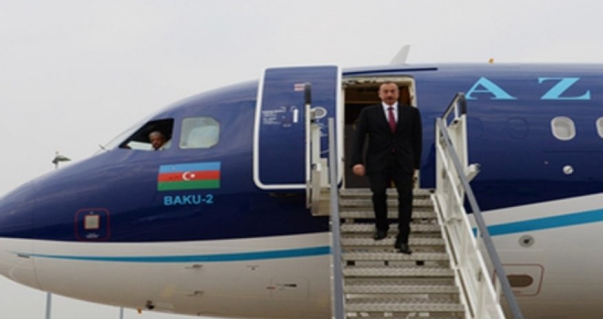 İlham Əliyev Böyük Britaniyaya getdi