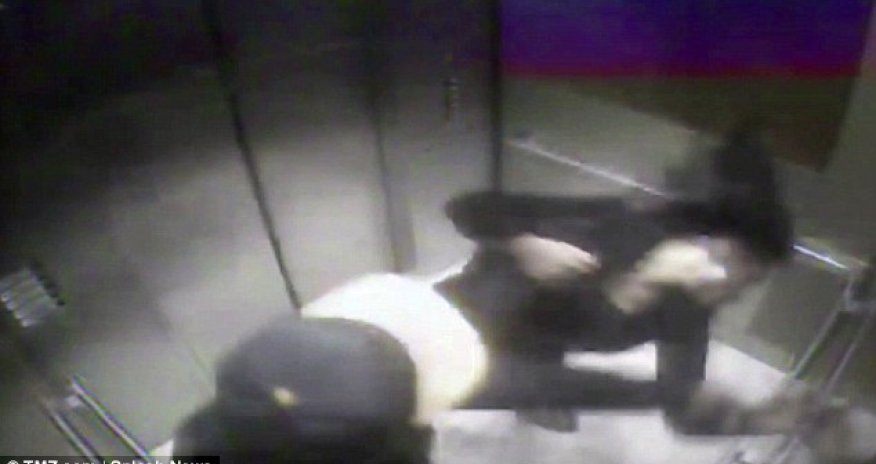 NFL football player knocks out fiancée in elevator - PHOTO+VIDEO