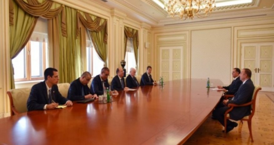 Aliyev meets Israeli defense minister visiting Baku