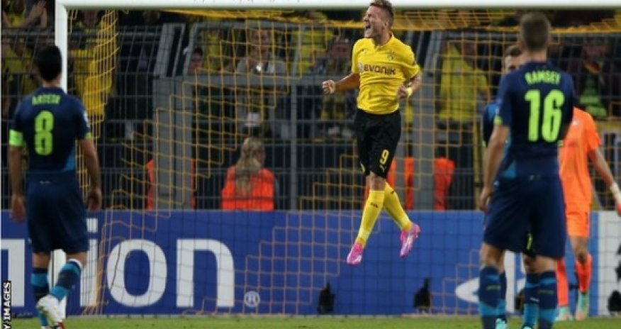 Bor Dortmd 2 - 0 Arsenal