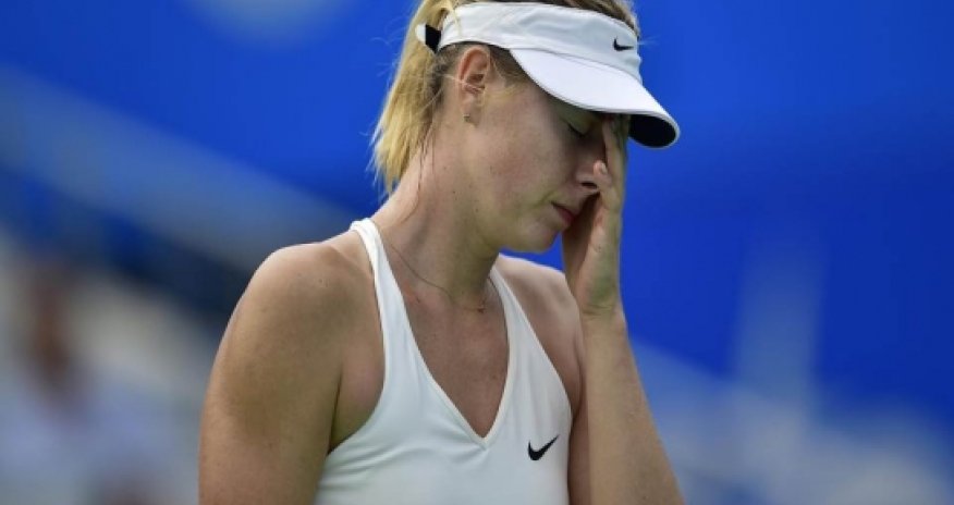 Sharapova dumped out by Swiss qualifier in Wuhan