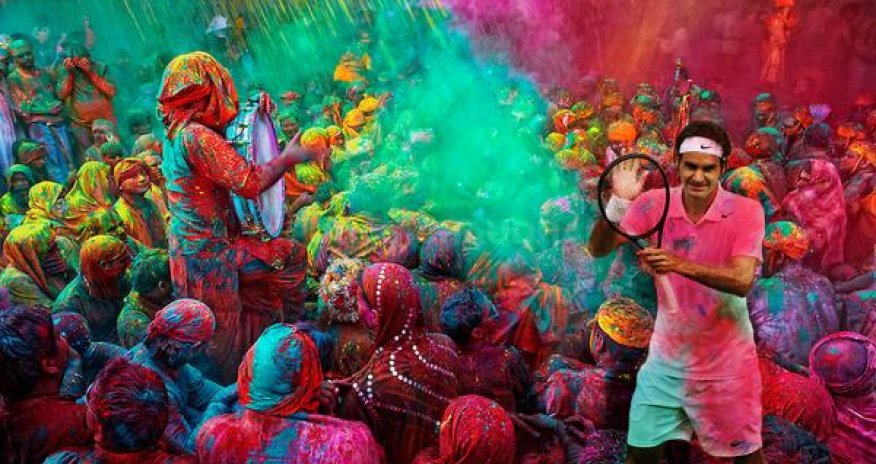 The adventures of Photoshopped Roger Federer in India - PHOTO