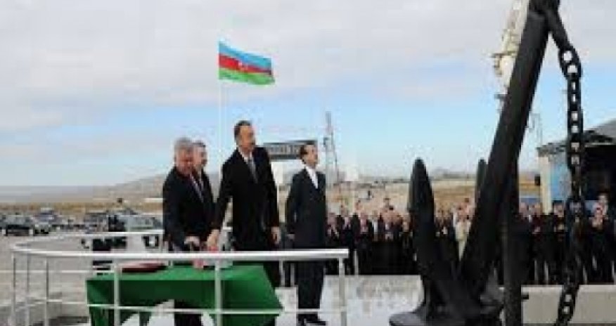 Azerbaijan opens ferry terminal at new Baku Sea Trade Port