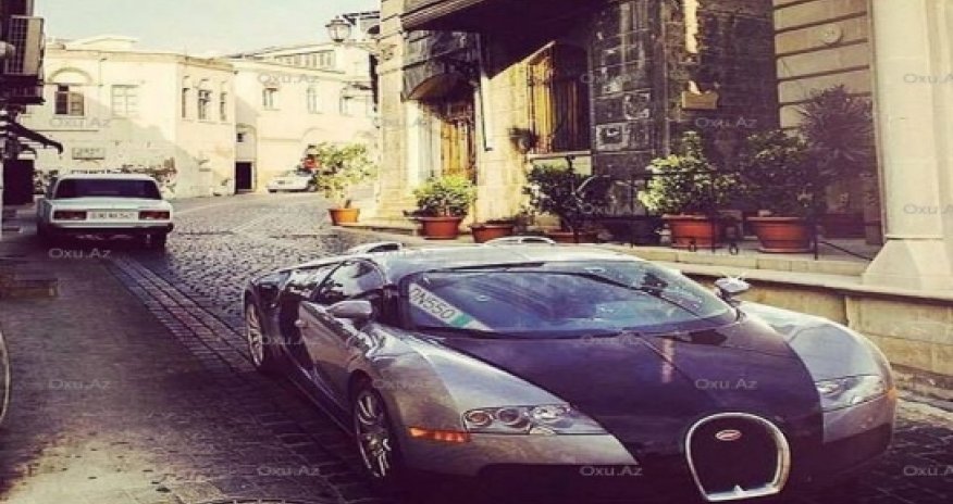 Multi-million dollar Bugatti seen in Baku