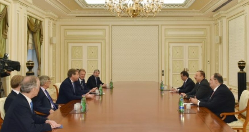 Aliyev meets UK premier's trade envoy in Baku