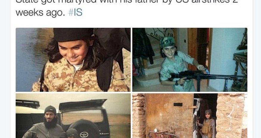 ISIS boasts a jihadi fighter aged just TEN killed - PHOTO