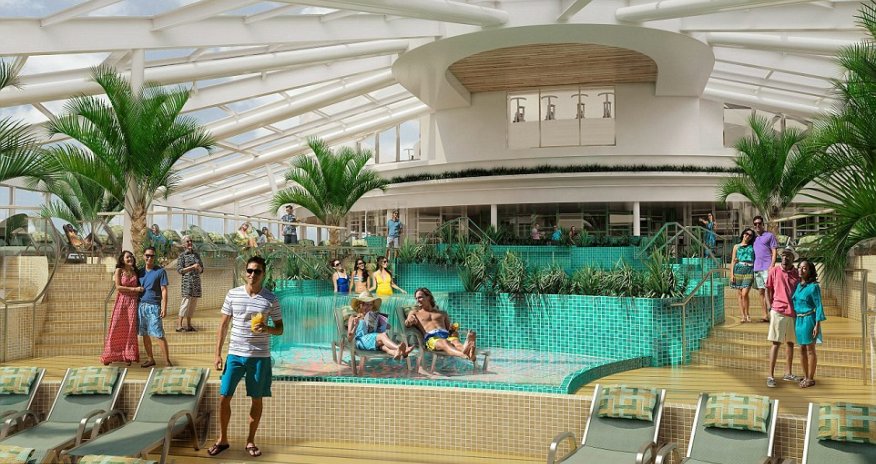 Giant cruise ship with 300ft-high viewing pod - PHOTO