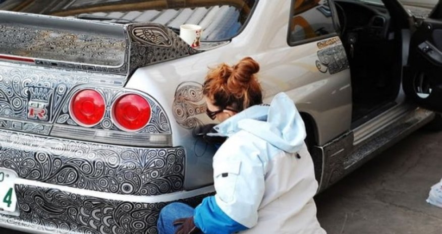 Would you let somebody draw on your car with a sharpie? - PHOTO