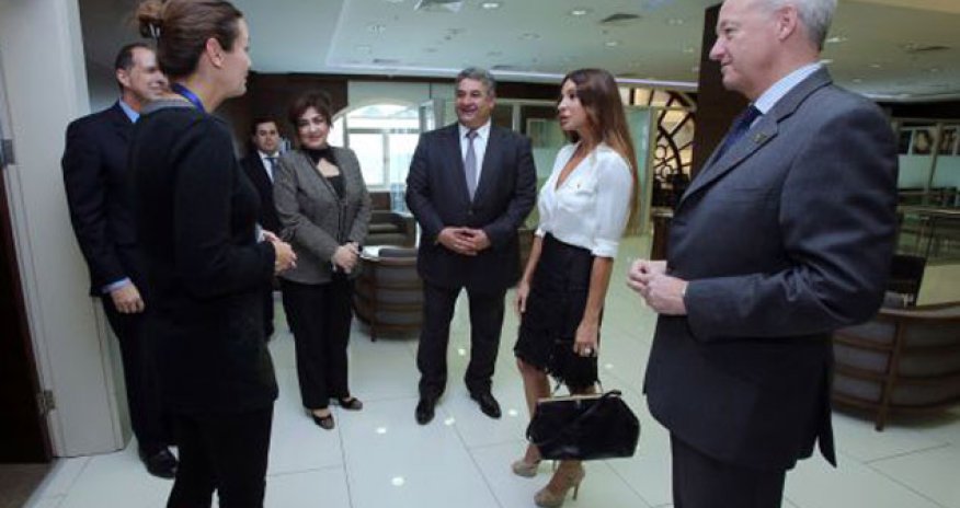 Mehriban Əliyeva yeni ofislə tanış oldu - FOTOLAR