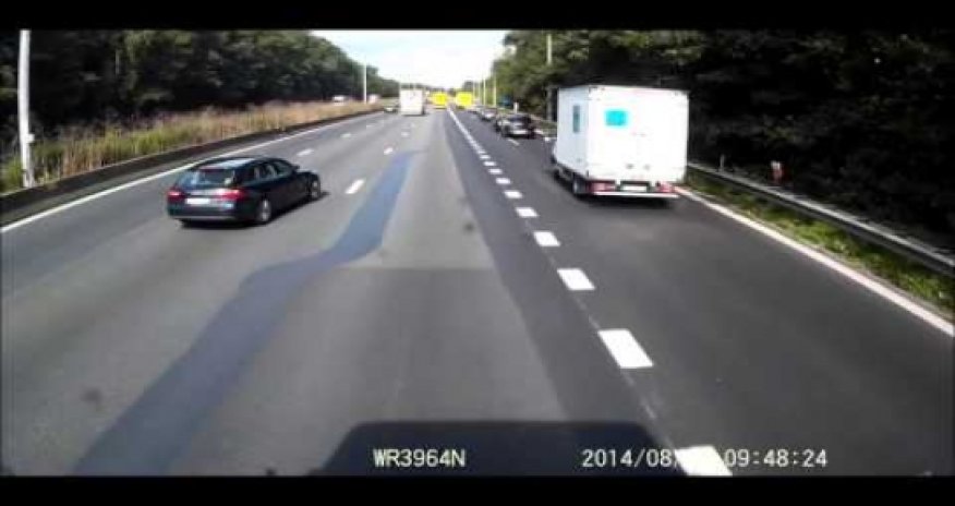 Driver survives the most deadly of crashes - VIDEO