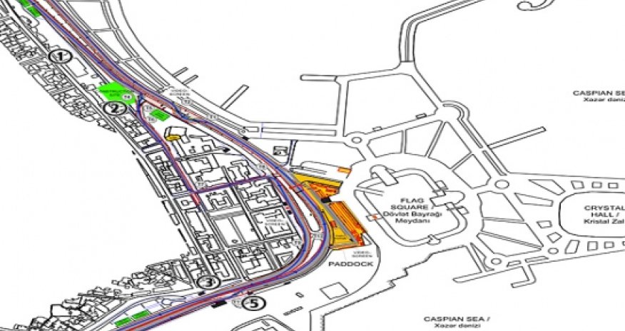 Baku street circuit revamped for Blancpain Sprint Series finale