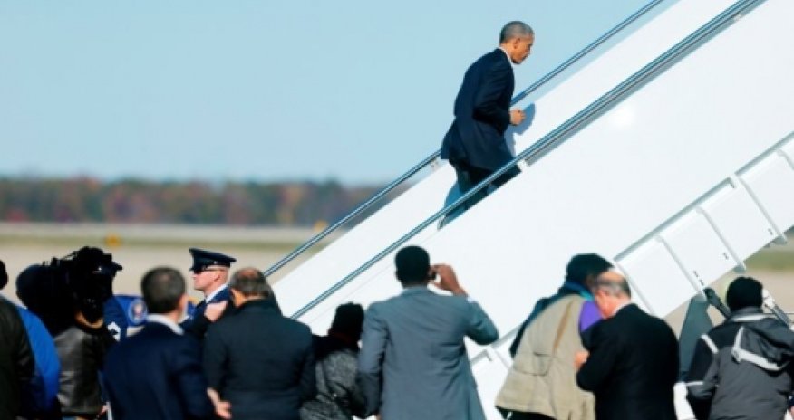 У Обамы сломался самолет