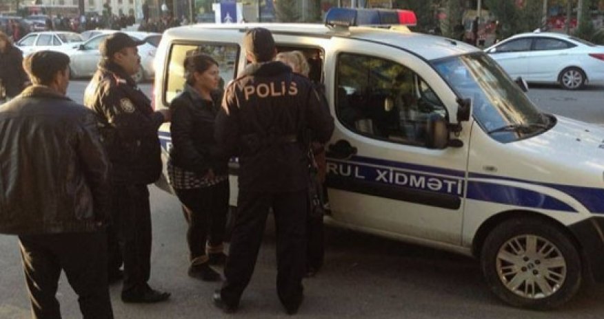 Səməd Vurğun Bağında qadın əməliyyatı - VİDEO