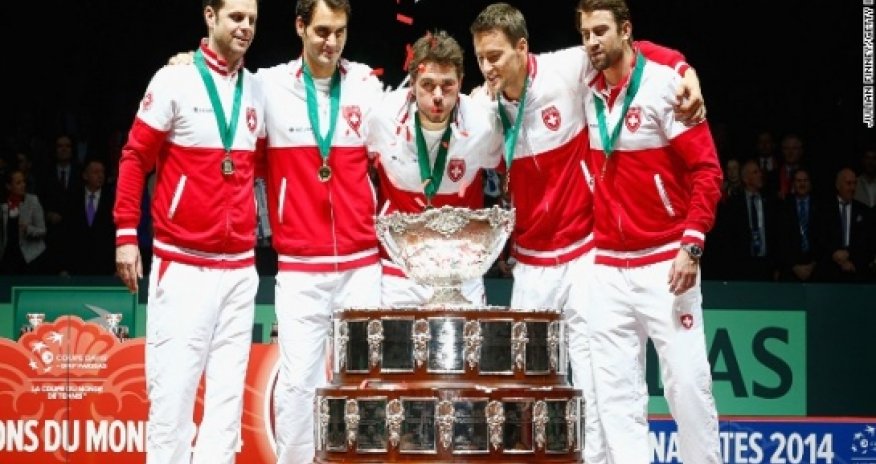 Roger Federer, Switzerland win first Davis Cup tennis title