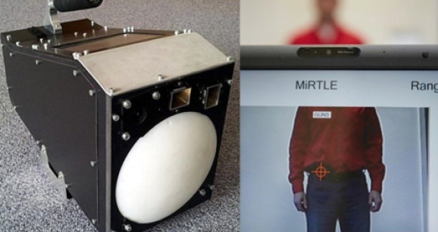 Portable scanner to detect concealed weapons