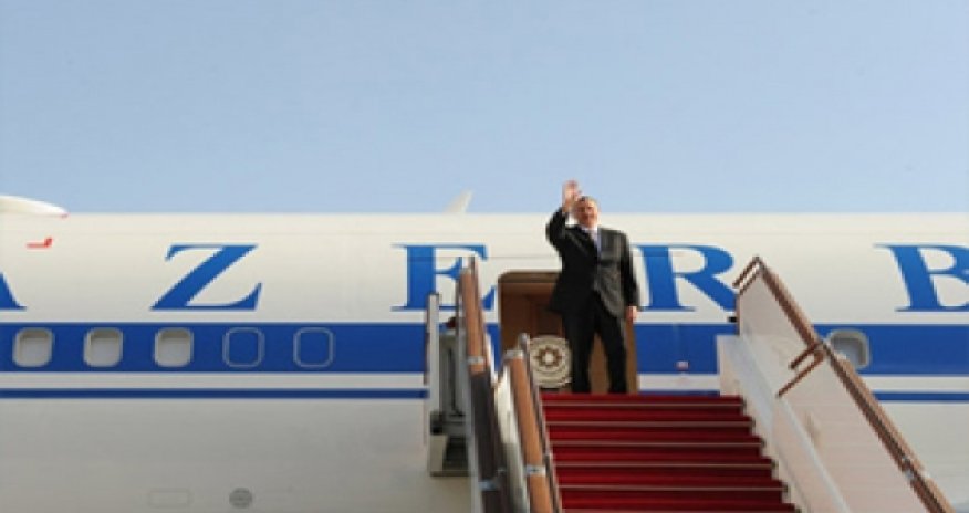 Azeri president arrives in Vienna