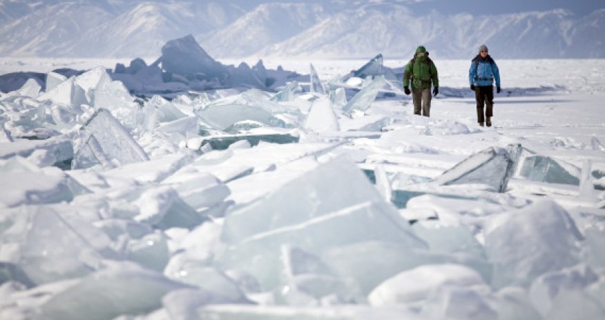 World's oldest and deepest lake really pretty when it's frozen - PHOTO