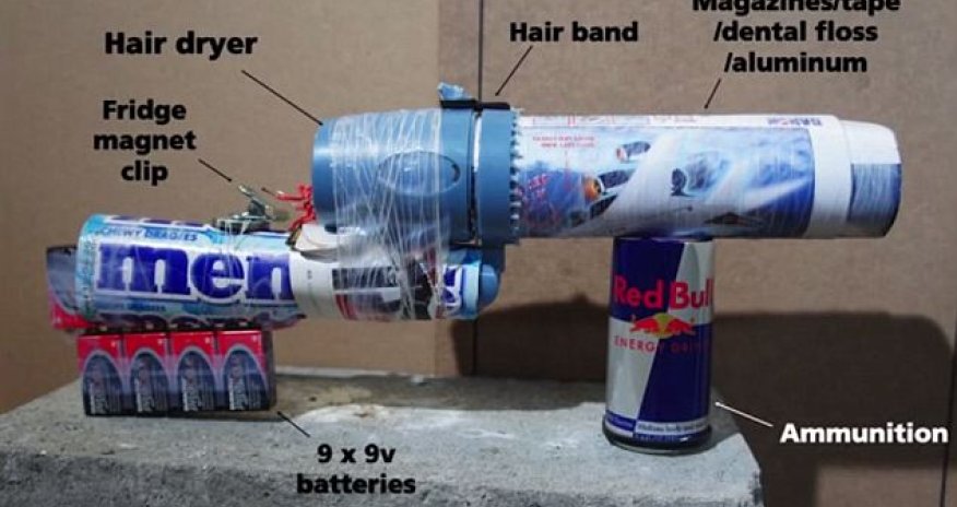 Security expert builds fully operational GUN from items - PHOTO+VIDEO