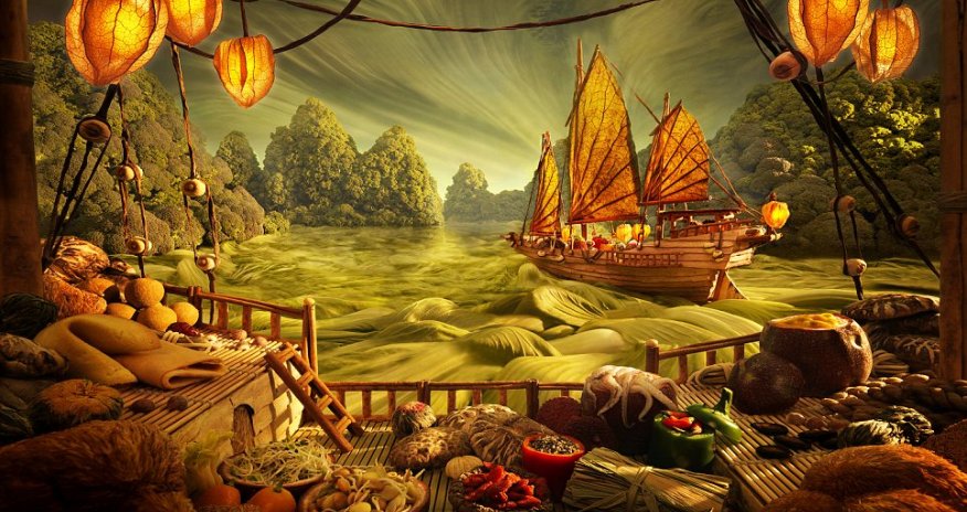 'Foodscaper' creates amazing scenes from sweets, fruits and vegetables - PHOTO+VIDEO