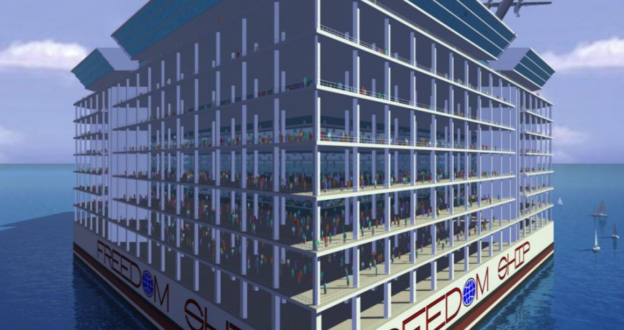 Incredible mile-long floating CITY - PHOTO