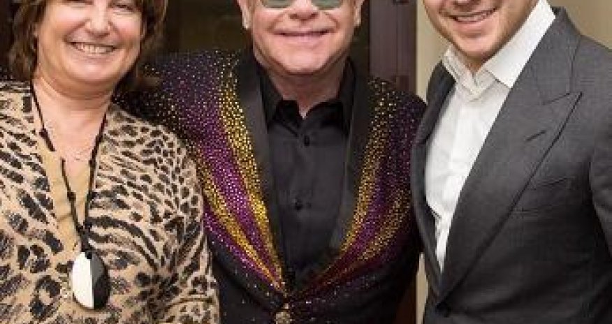 Azeri billionaire singer Emin and Elton John - PHOTO