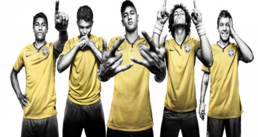Nike kick-off shirt war with Brazil World Cup kit - PHOTO