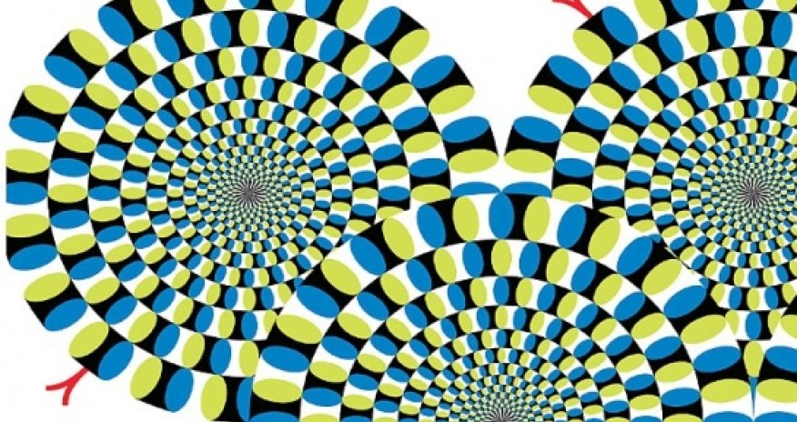 These two blocks are actually the same shade of grey