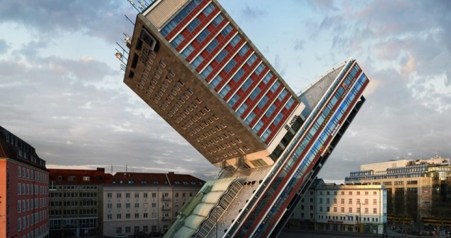 Designer turns Munich hotel skyscraper into 88 pieces of art - PHOTO
