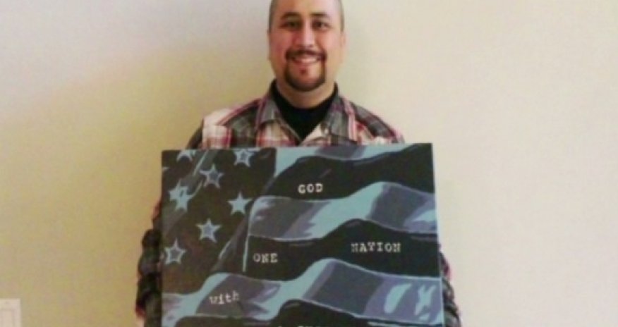 George Zimmerman could bring $100K painting to your doorstep