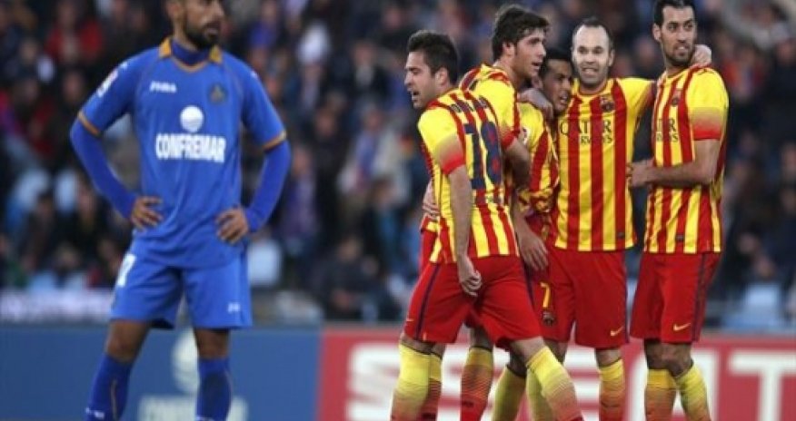 Barcelona come from two down to hammer Getafe