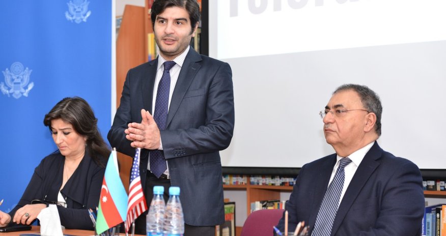 Asim Mollazade meets with students - PHOTOS