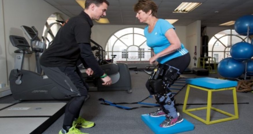 Stroke survivor learns to walk again thanks to revolutionary bionic leg