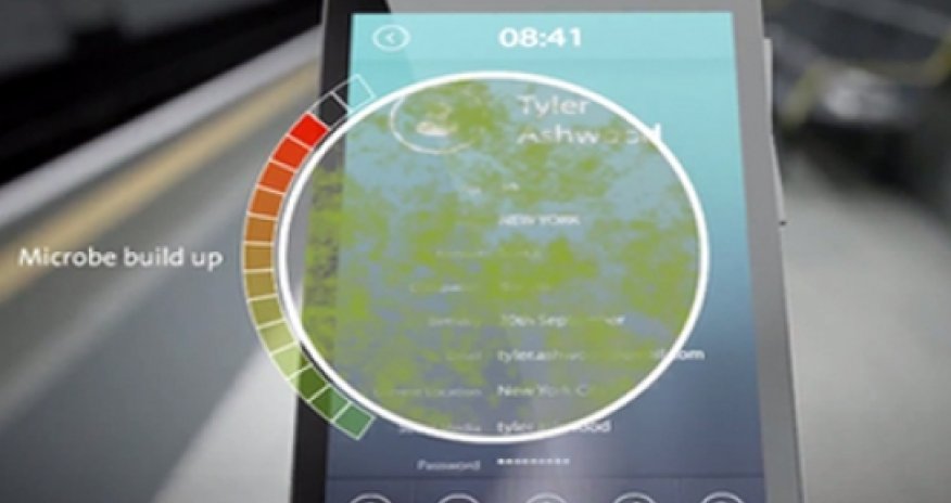 Smartphone glass combats bacteria