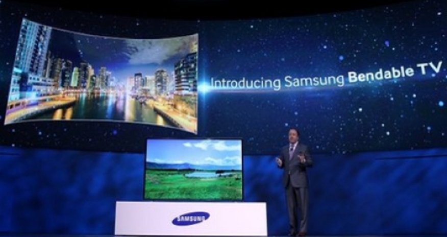 Samsung unveils its Bendable TV