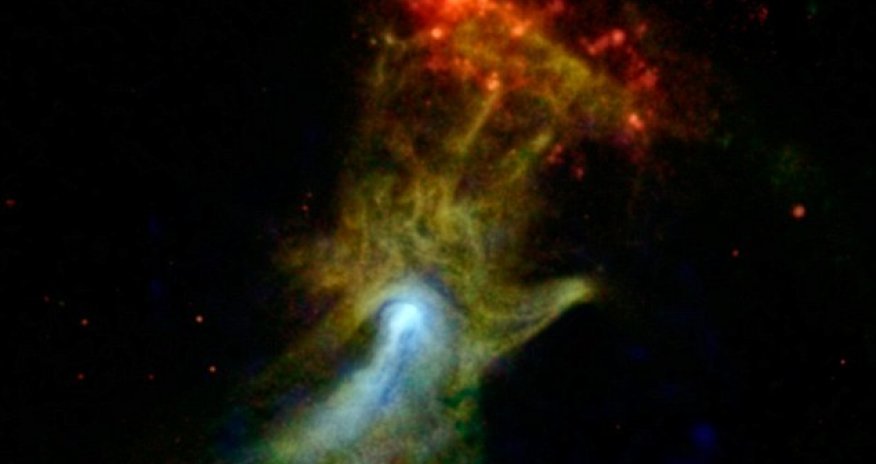 Colorful Hand of God is spotted in Space by X-ray telescope - PHOTO