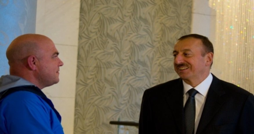 A meeting with the president of Azerbaijan
