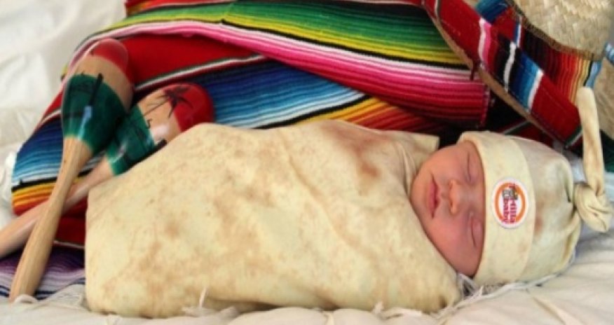 How to make your newborn look like a flour tortilla