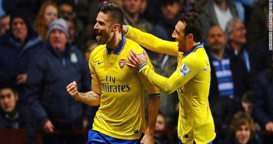 Arsenal beat Aston Villa to regain EPL top spot