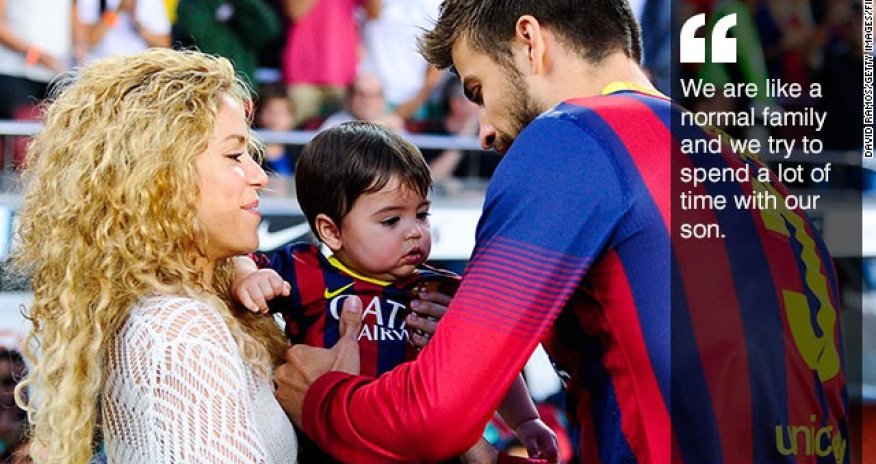 Gerard Pique and Shakira: Power couple a normal family - PHOTO