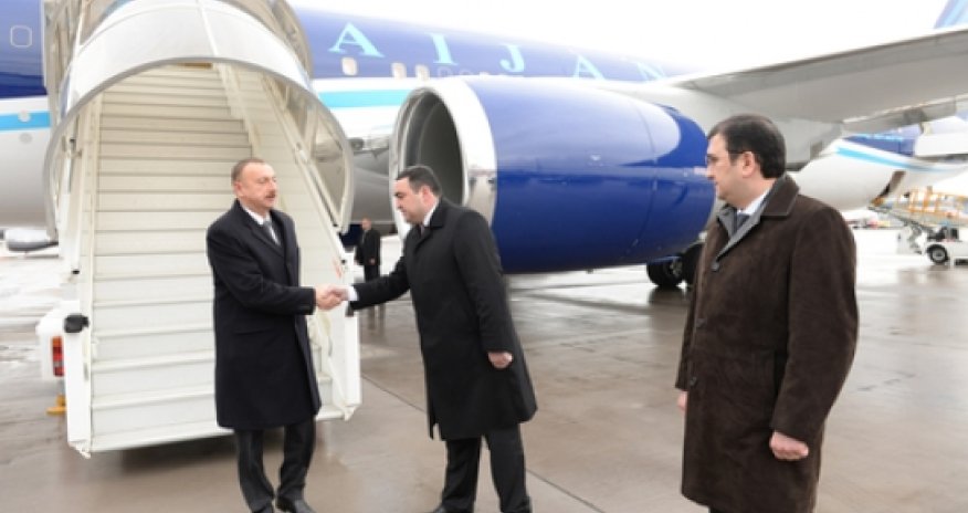 President Aliyev off to Switzerland for World Economic Forum