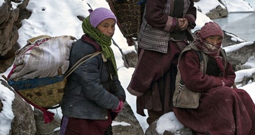 This mother had to trek for nine days in -35C just to get to hospital - PHOTO