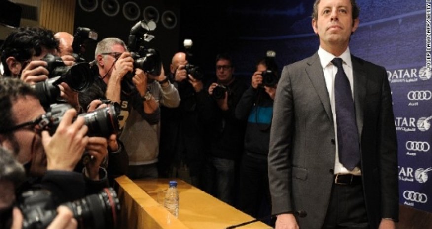 Barcelona president Sandro Rosell resigns amid Neymar row