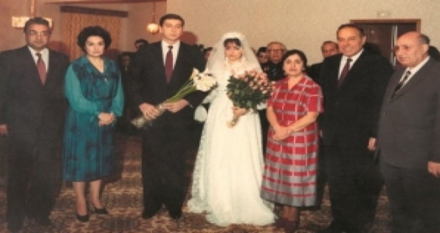 Wedding picture of Ilham Aliyev - PHOTO
